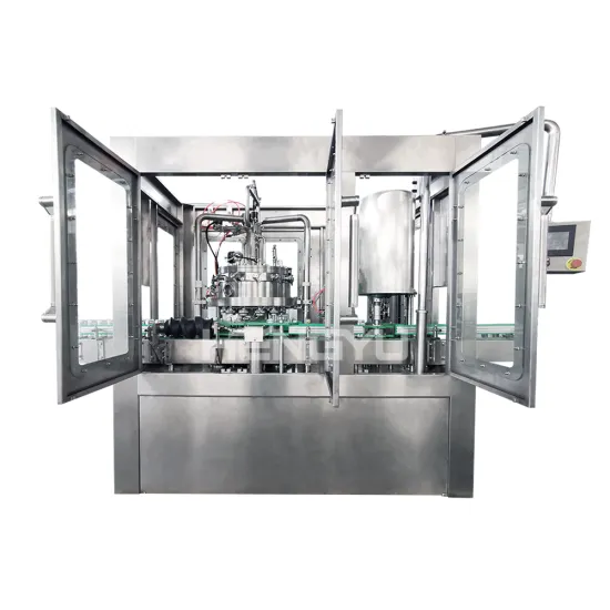 Automatic Tinplate Soda Carbonated Drink Bottle Filling and Capping Machine