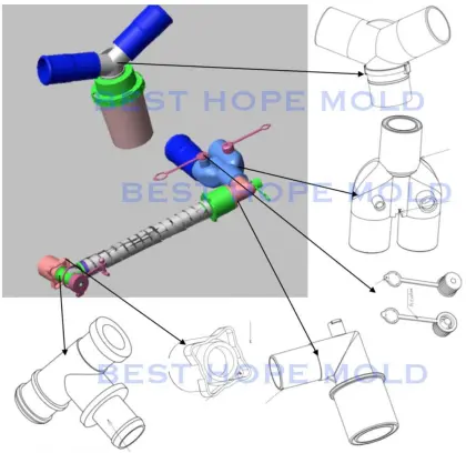 Moulds of Anesthesia Breathing Circuit Accessories