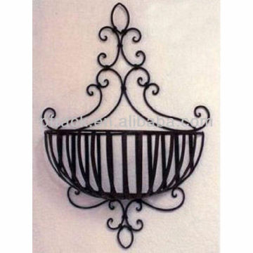 PF-FB03 Black powder coat wall mounted flower pots
