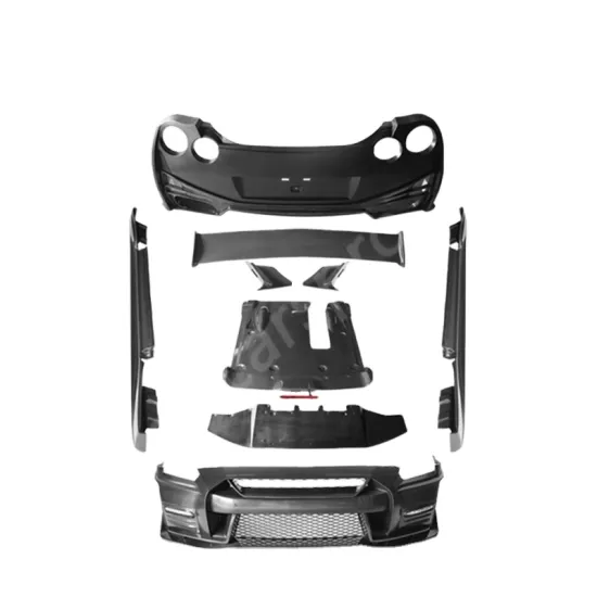 Car Accessories Bodykit Front Bmper Rear Bumper For Nissan GTR R35 Upgrade NISMO