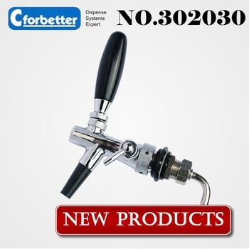 Chromeplated tap with compensator