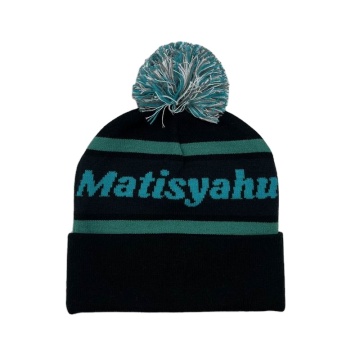 Premium Fashion Knitted Jacquard Pom Pom Beanie Hat