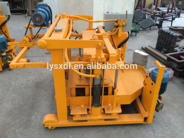 QT40-3A type hydraulic ground mobile brick machine