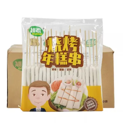 Grilled rice cake skewers