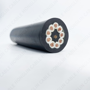 PVC Lifting and Handling Cranes Hoist Control Cable with Strain Relief