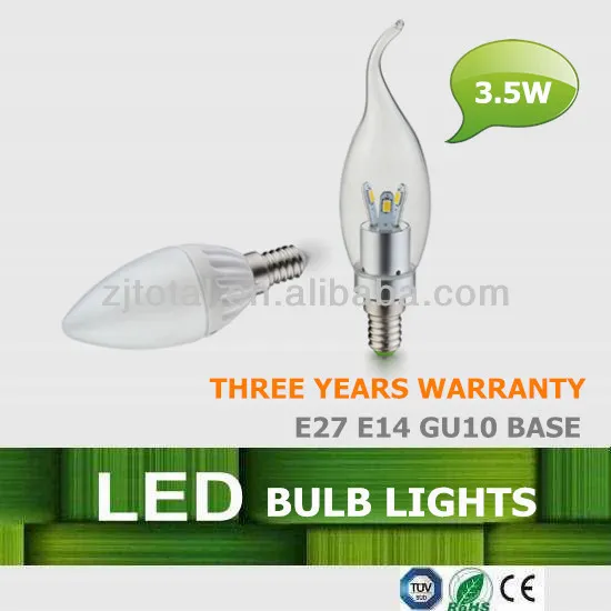 Hangzhou Factory 3.5W Candle LED , LED Residential Light,Focos LED