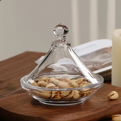 Transparent Glass Sealed Tank Food Storage Jar
