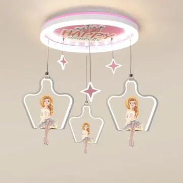Nordic Fairy Colorful Children Room LED Ceiling Light