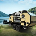 New design rv offroad caravan trailer with vehicle