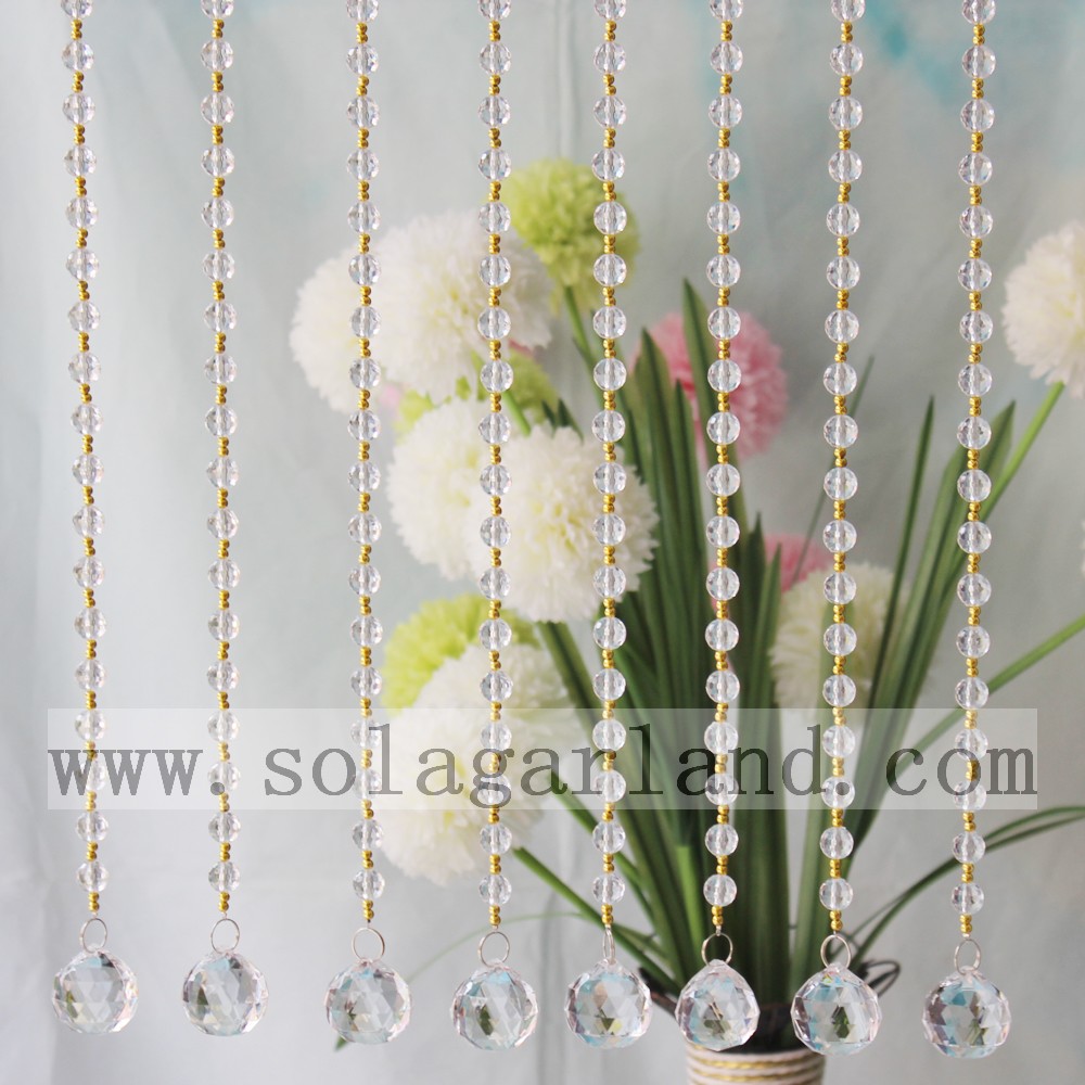 Crystal bead curtains