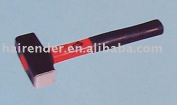 German type stoning hammer with fibre glass handle