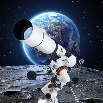 Telescopio monoculare del rifrattore a lungo raggio professionale con ambito da ricerca per macchine rosse