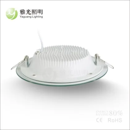 18W Guzhen led panel light with glass surface