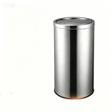 Stainless Steel Commercial Trash Can with Swing Lid