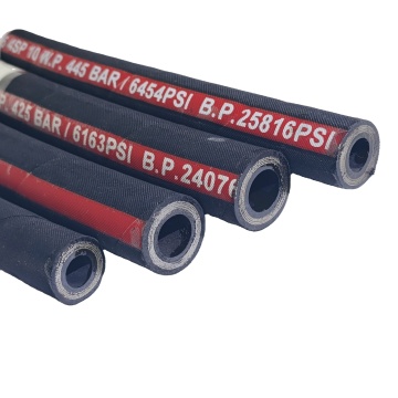 Two-Wire Steel High Pressure Hydraulic Rubber Hose