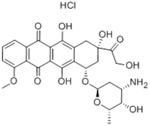 5,12-Naphthacenedione,10-[(3-amino-2,3,6-trideoxy-a-L-lyxo-hexopyranosyl)oxy]-7,8,9,10-tetrahydro-6,8,11-trihydroxy-8-(2-hydroxyacetyl)-1-methoxy-,( 57251465,8S,10S)- CAS 23214-92-8