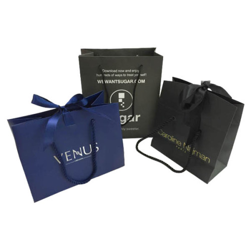 New design luxury fashion paper shopping bags