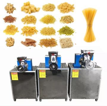 Machine for Making Italian Pasta Shapes: Fusilli, Orzo, Macaroni, Fettuccine, Rigatoni, Linguine, and Penne