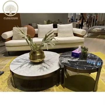 Nordic Style Handmade Granite Coffee Table for Home & Outdoor Use