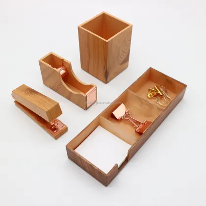 Ethicon Wooden Metal Stapler for Office and School Binding