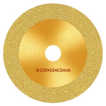 100MM Cast Iron Stone Angle Grinder with Brazed Diamond Cutting Saw Blade: High-Quality Cutting Tools for Professional Applications