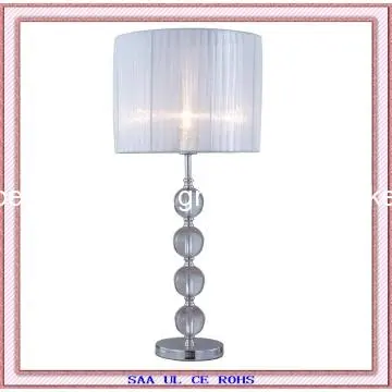 Metal with White Cloth Table Lighting