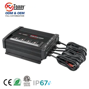 60A 4-Bank Marine Charger for Lithium Batteries - LIFEPO4 Compatible