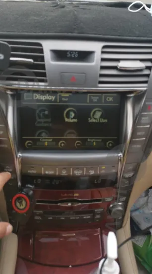 12.1 inch Telsa Style Android Car Multimedia DVD Player GPS Navigation For Lexus LS460 2008 Car Audio Radio Stereo