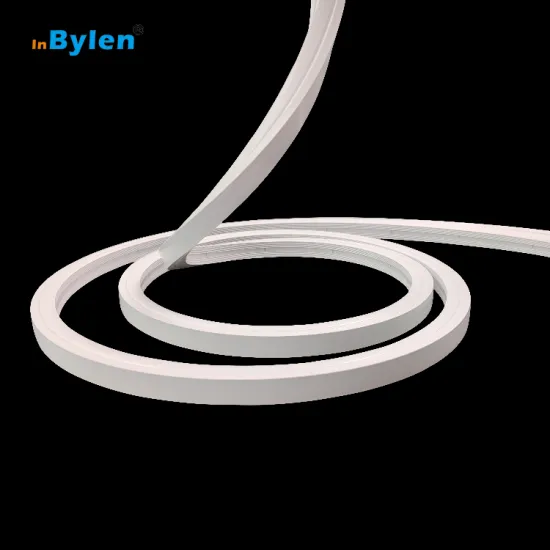 Customization 12x12mm DC24V RGB Neon LED Strip IP67 Waterproof Flexible Silicone Extrusion