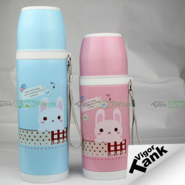 Children Vacuum Flask Cute Vacuum Flask with Strap