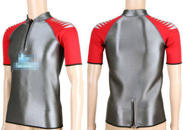 Neoprene Colorful Short Sleeve Under Water Scuba Diving Suit, Dry Wetsuit L S Size