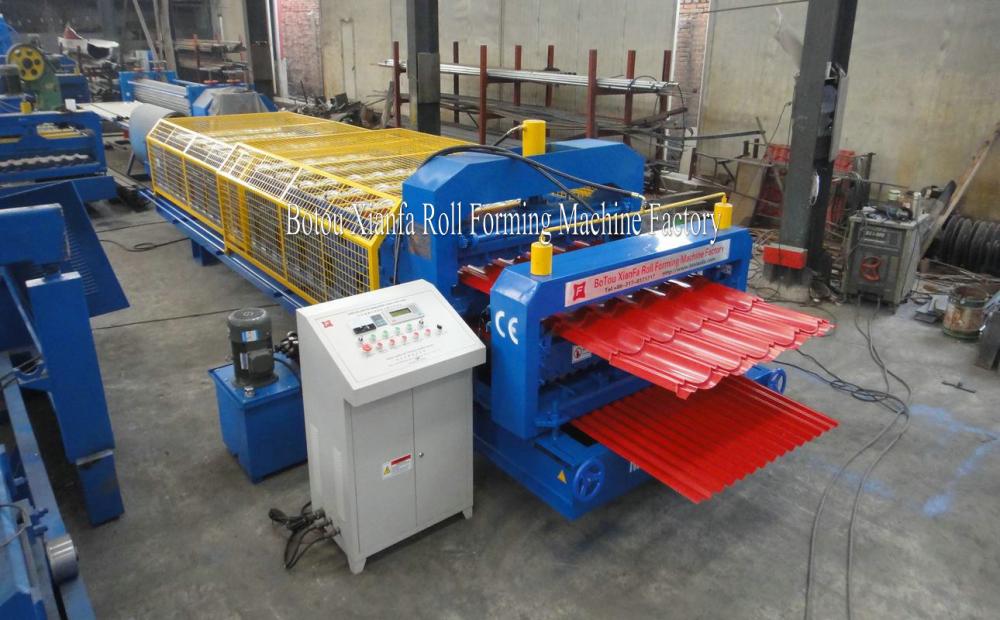 European Style Double Deck Roof Roll Forming Machine