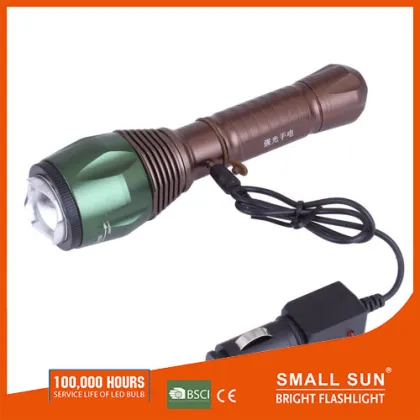 torch flashlight flashlight led 1000m long range led flashlight solar flashlight