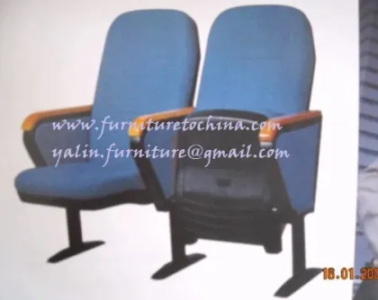 Cinema chair with cup holder, theatre auditorium furniture