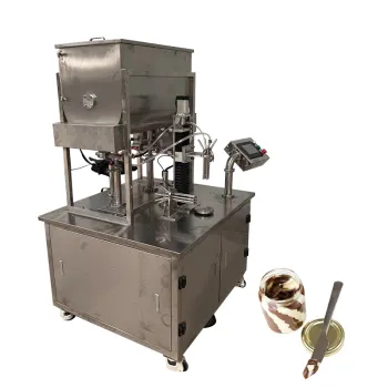 High Precision Filling Machines for Cream Honey Paste, Liquids like Water and Oil in Glass Bottles