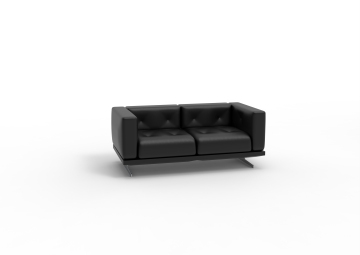 Modern vacker design läder modulär kontorssoffa set