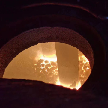 Rockwool Melt Flow Stream