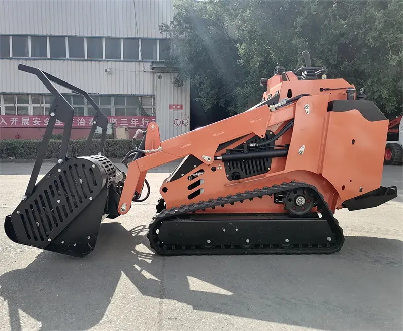 25HP Mini Skid Steer Loader with Forestry Mulcher
