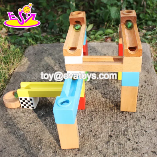 building blocks funny children wooden marble run toys W13A126