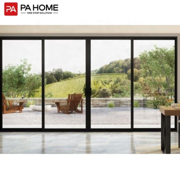 PINAI Modern Design Aluminium Frame Double Glazed Sliding Doors