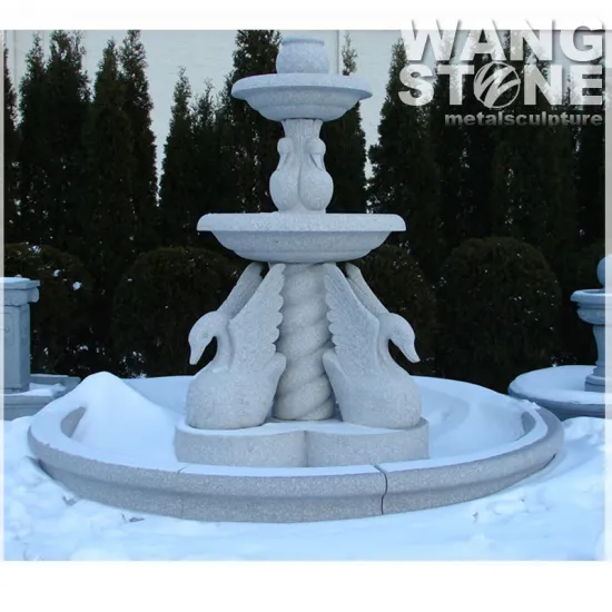 Modern Garden Decoration Swan Water Fountain