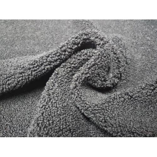 Tissu en molleton 100% polyester en peluche en peluche