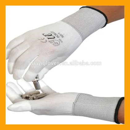 PU Top Coated Gloves/PU Finger Tip Fit Glove/PU Finger Tip Dipped Glove/PU Top Dipped Gloves/PU Top Fit Gloves