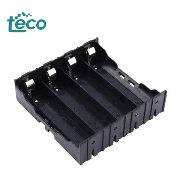 DIY Battery Storage Box: 4 Slots for 18650 Lithium-Ion Batteries, 3.7V, Welded Construction