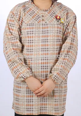 Smock apron Kitchen apron Cooking apron with sleeves