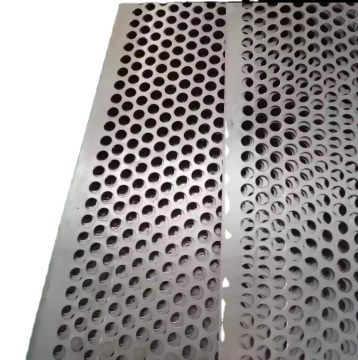 Sonderanfertigte Edelstahl 304 316 316L Perforierte Blätter für Verarbeitungsanlagen (1mm-2mm-Lochdurchmesser)