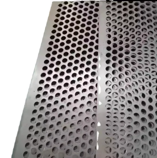 Custom Made Stainless Steel 304 316 316L Perforated Sheets for Processing Plants (1mm-2mm Hole Diameter)