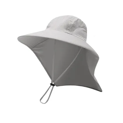 Large Brim Anti-Ultraviolet Sun Hat for Men - Full Face Protection Sunscreen Hat for Summer Outdoor Activities