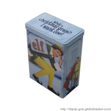 Christmas food tin box