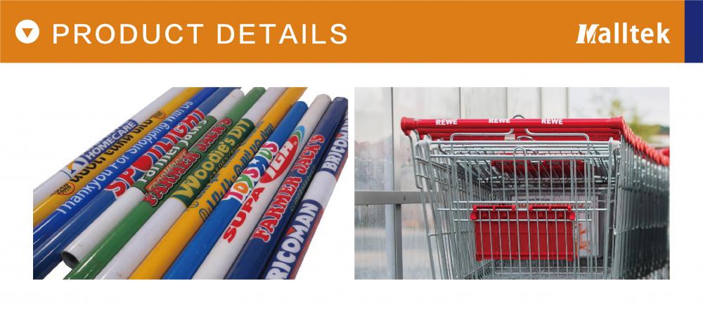 Supermarket shopping trolley Handle bar